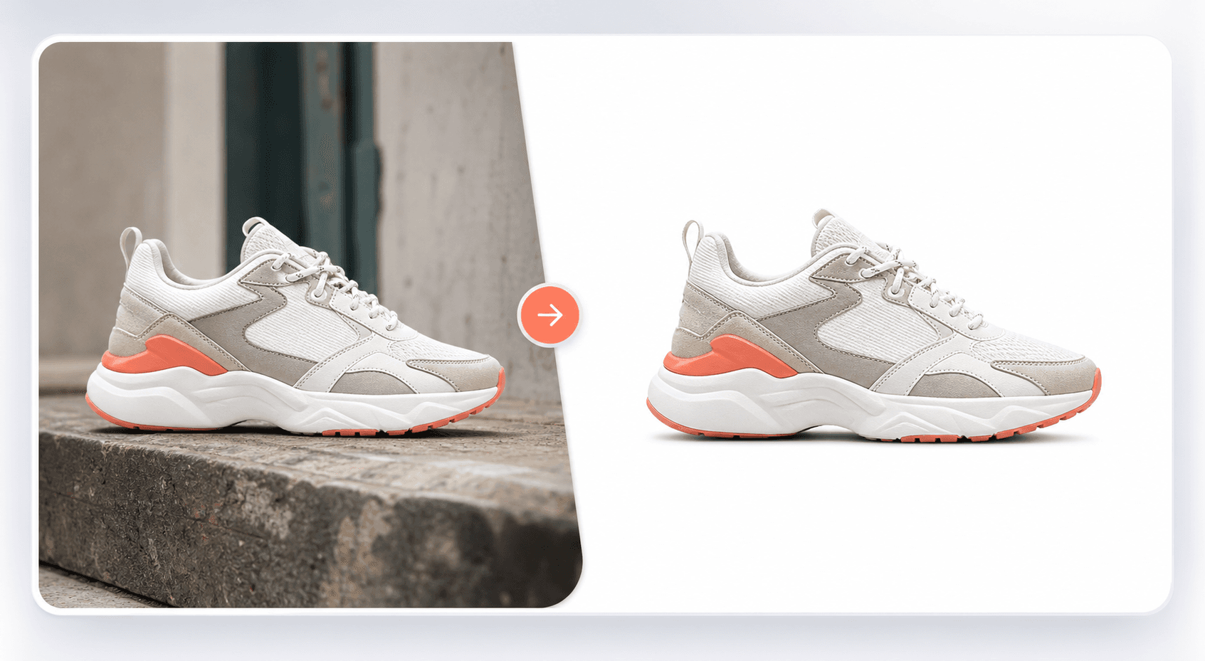 Background remover product cutout example