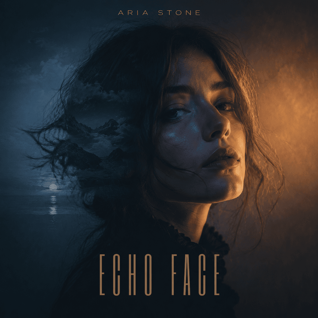 Moody artist portrait with cinematic lighting