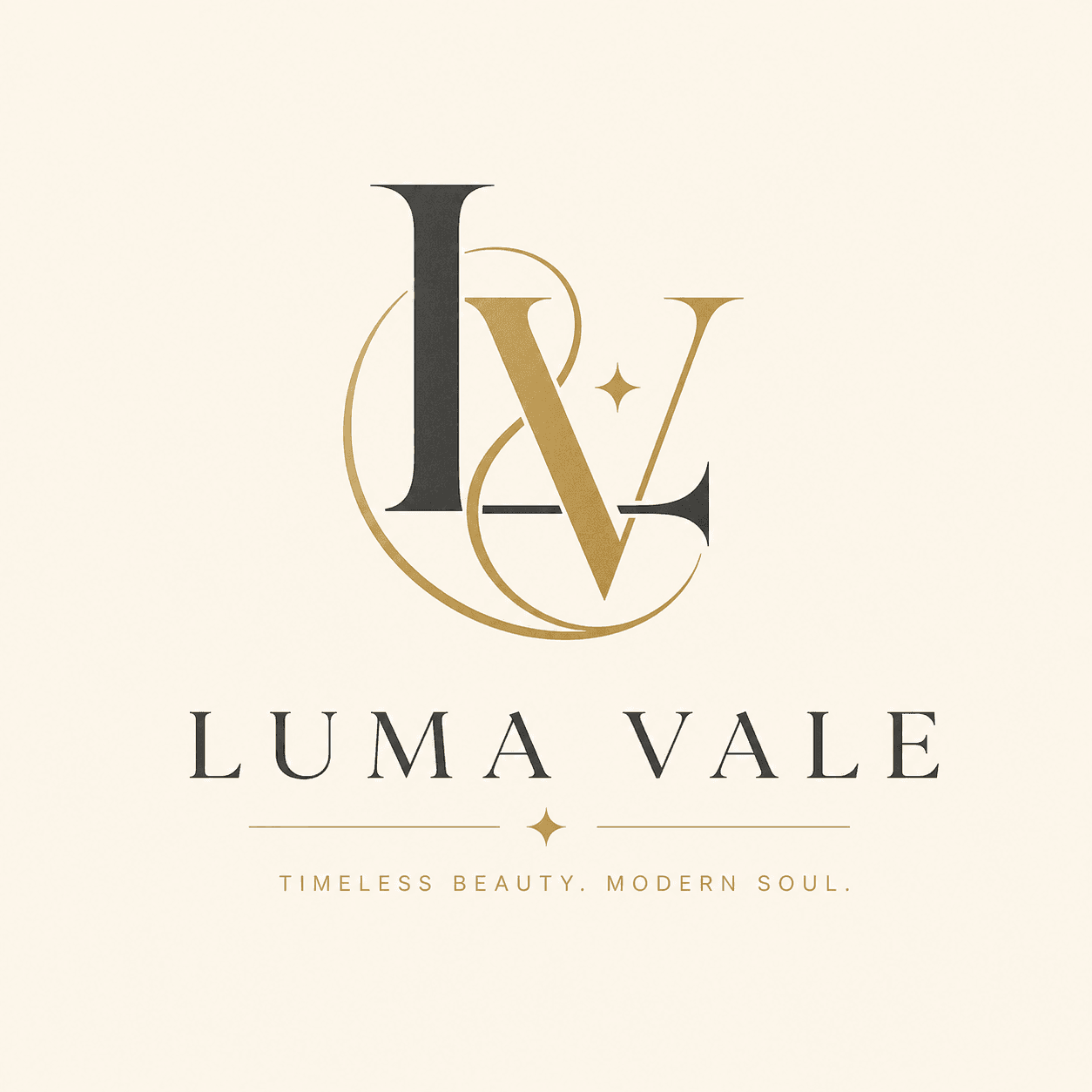 Luxury monogram logo concept generated with AI