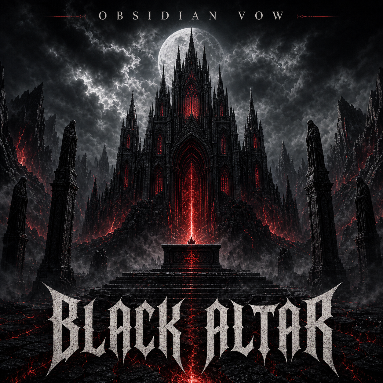 Metal album cover art example
