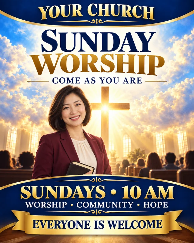 Ejemplo de Sunday Worship